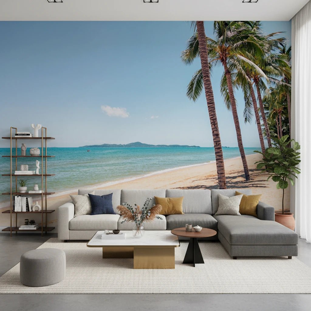 Coastal Palm Serenity Wall Mural
