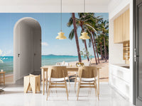 Coastal Palm Serenity Wall Mural