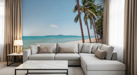 Coastal Palm Serenity Wall Mural