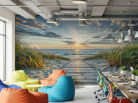 Coastal Path Serenity Wall Mural