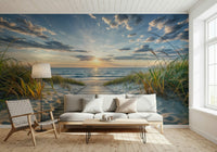 Coastal Path Serenity Wall Mural