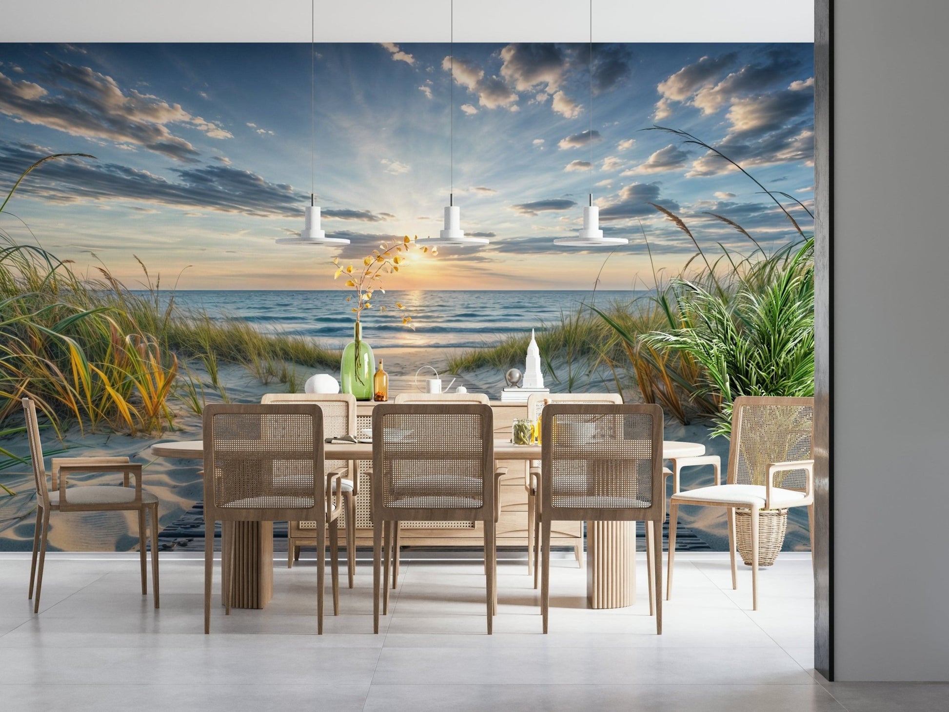 Coastal Path Serenity Wall Mural