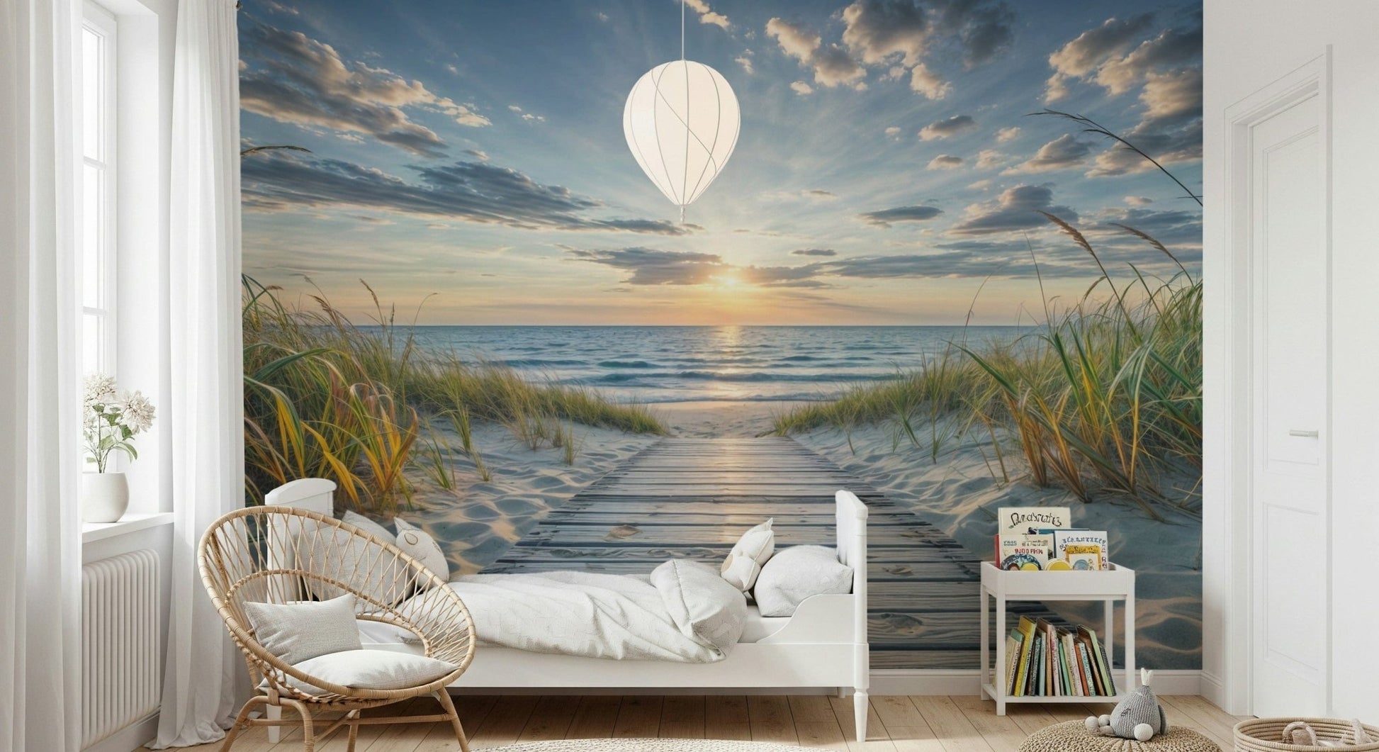 Coastal Path Serenity Wall Mural