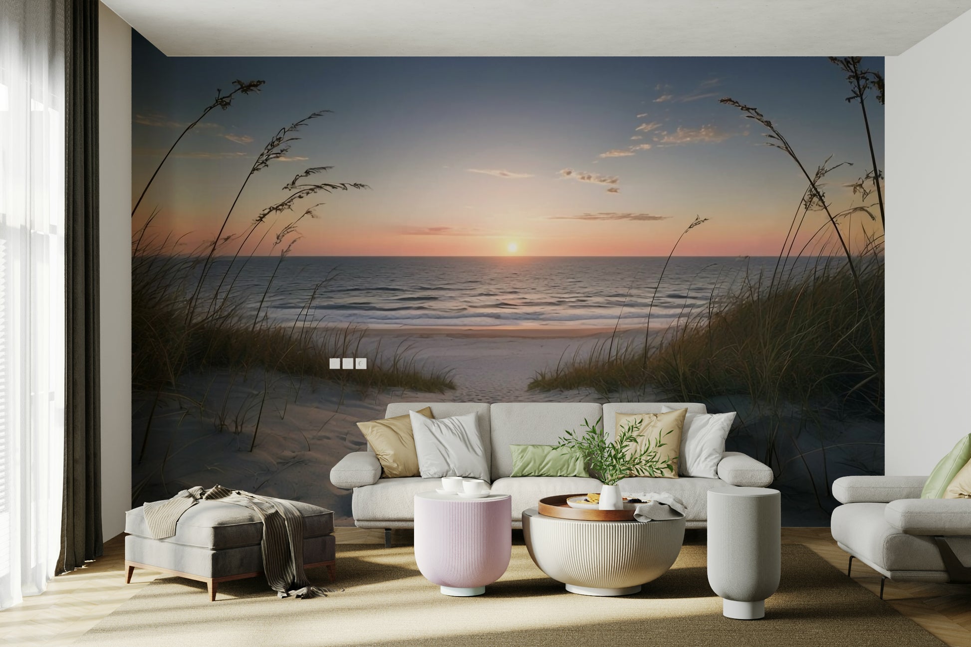 Tranquil coast wallpaper for walls

