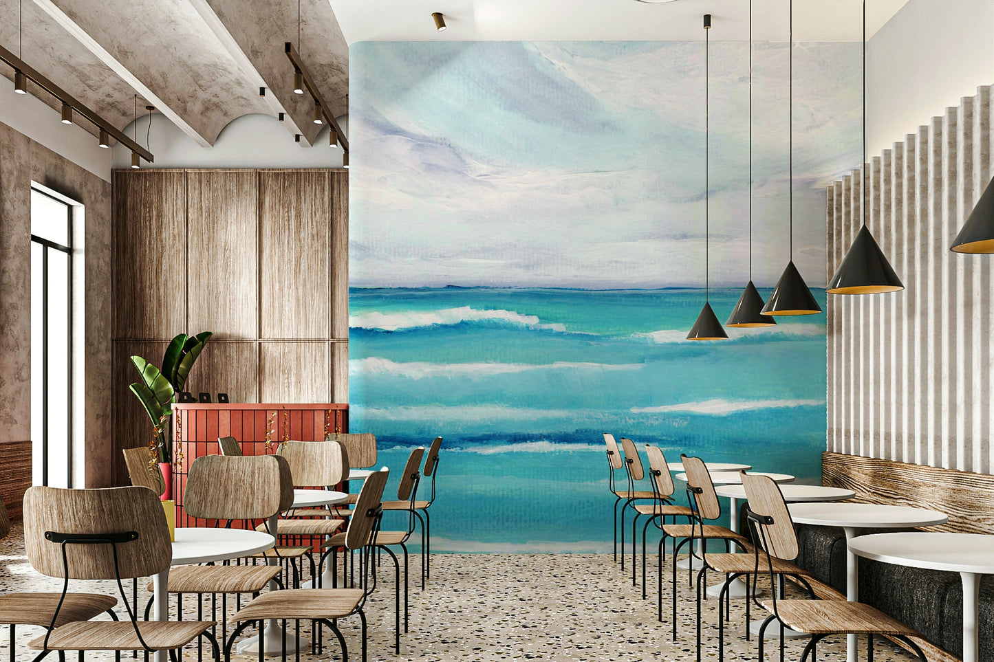 Easy install beach wallpaper

