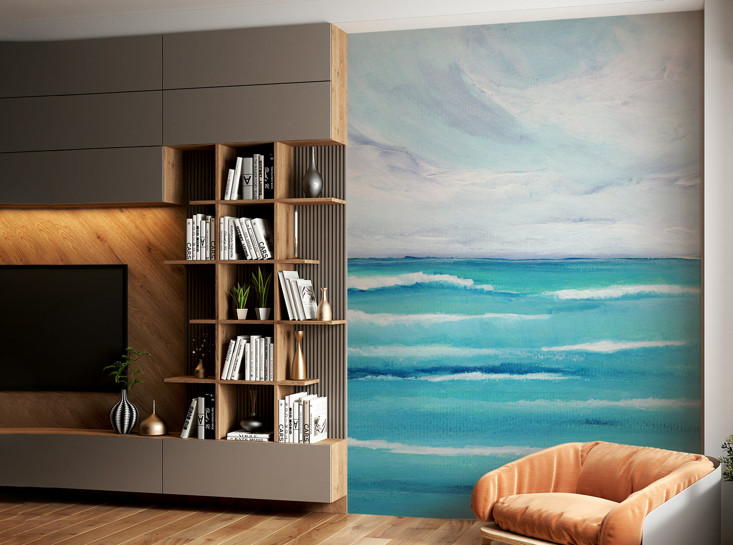 Durable coastal wallpaper

