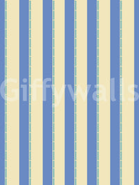 Coastal Stripes Wallpaper showcasing a clean and balanced vertical stripe style.