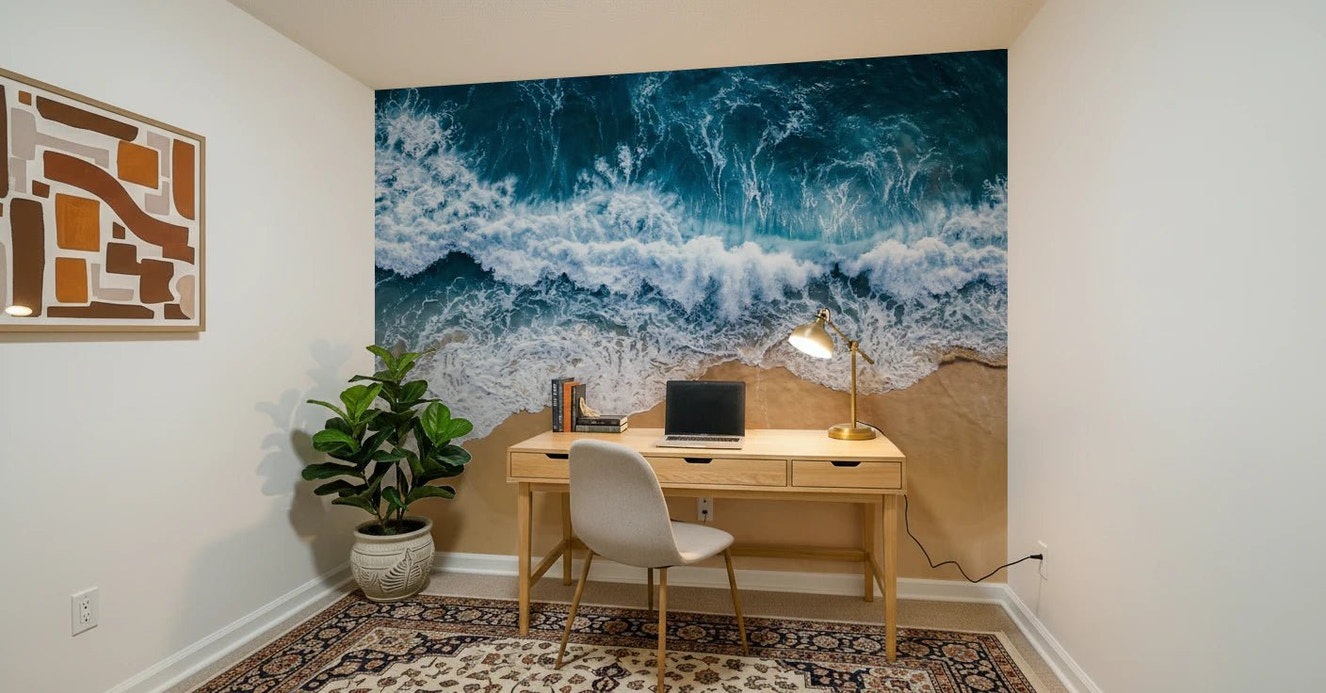 Coastal Surge Wall Mural