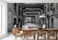 Cobbled Street Wall Mural