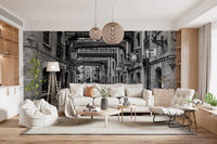 Cobbled Street Wall Mural