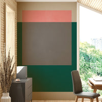 The design is non-realistic and interpretive.

