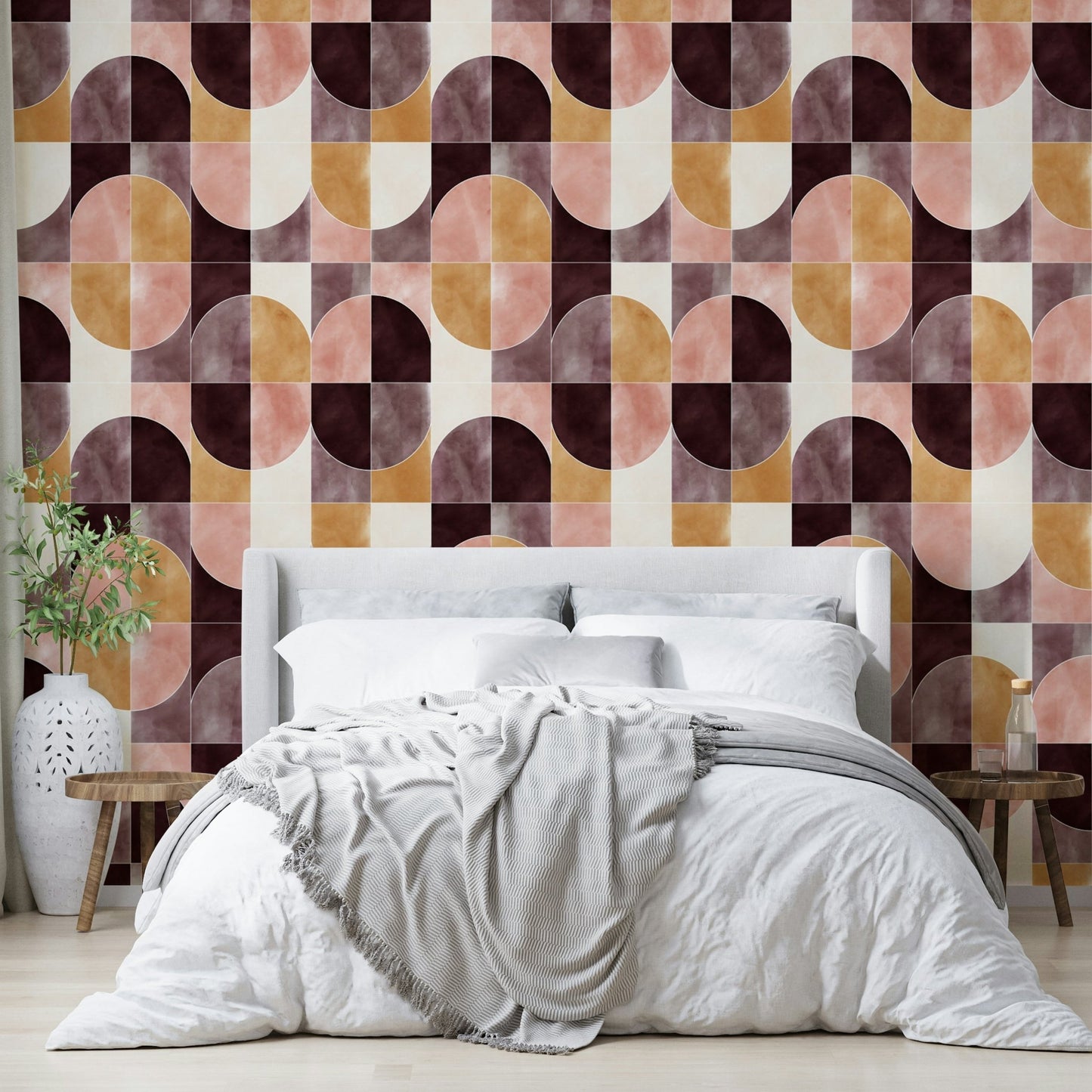 Inviting and harmonious style.

