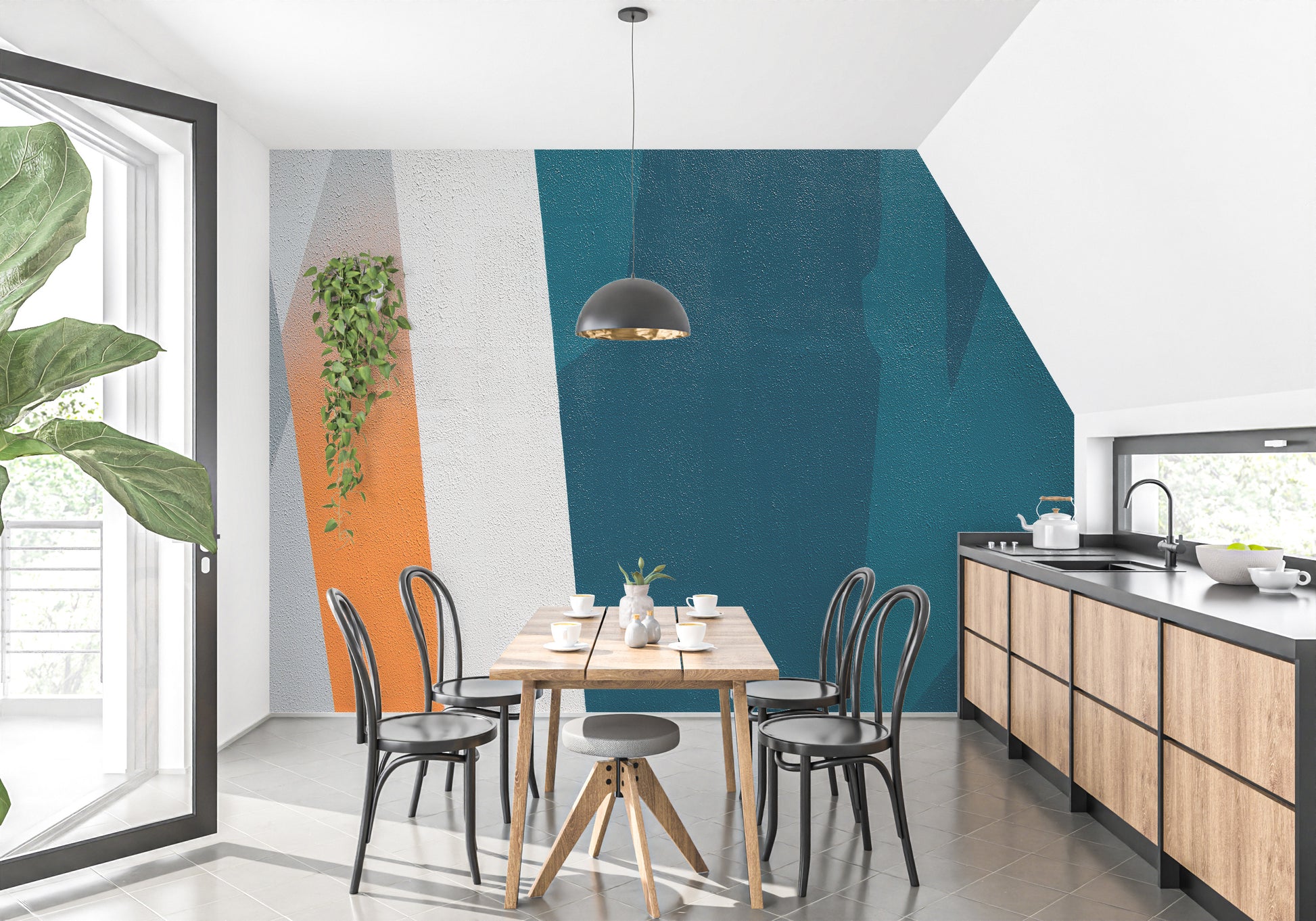 Colorful Concrete Wall Texture Wallpaper - Giffywalls