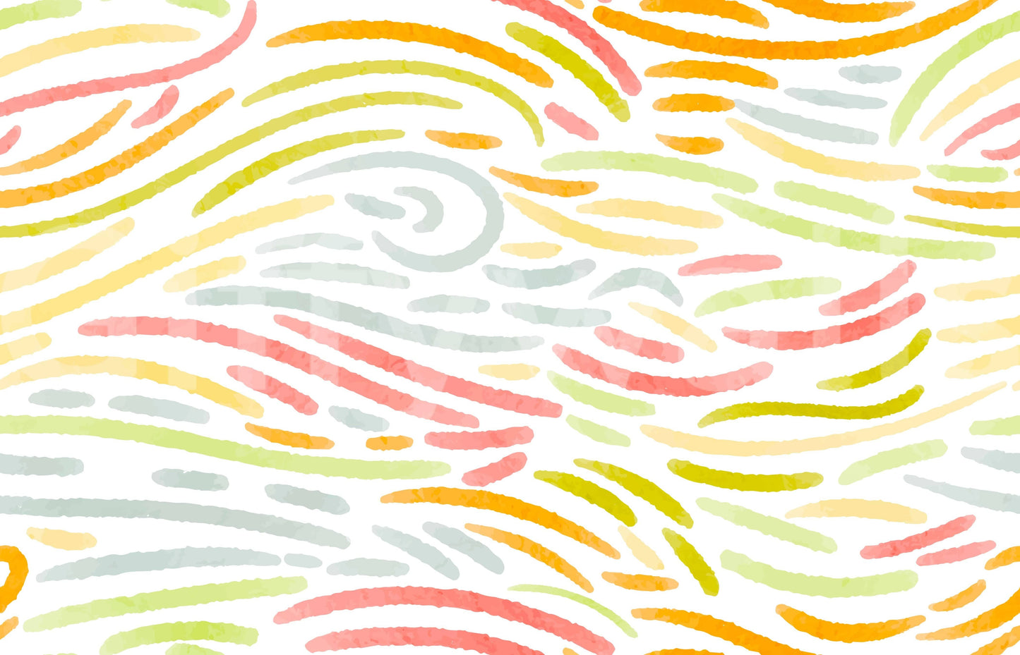 Bold yellow and green pattern Colorful Strokes for walls.