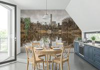 Contrast of Worlds Wall Mural