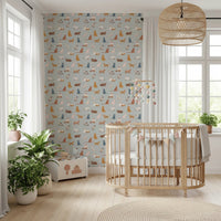 Cool Cats in blue Wallpaper⁠