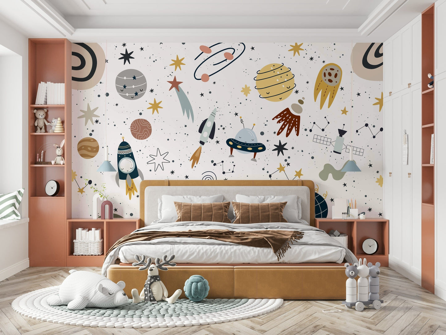 The design has a beautiful, artistic aesthetic.

