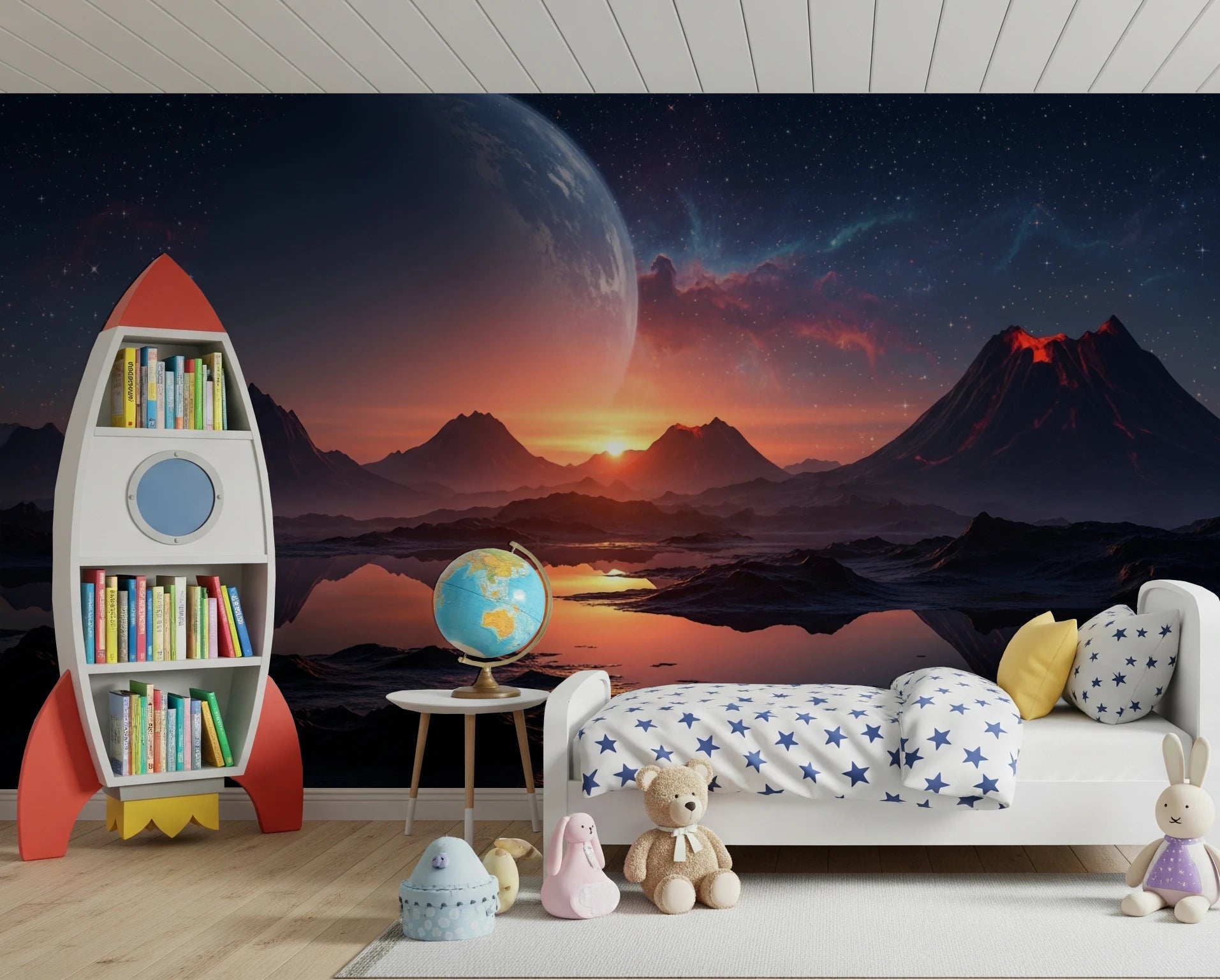 Cosmic Dusk Wall Mural