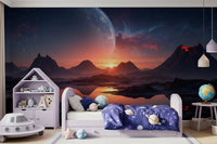 Cosmic Dusk Wall Mural