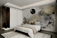 Deep blue and purple hues in Cosmic Dust Wall Mural

