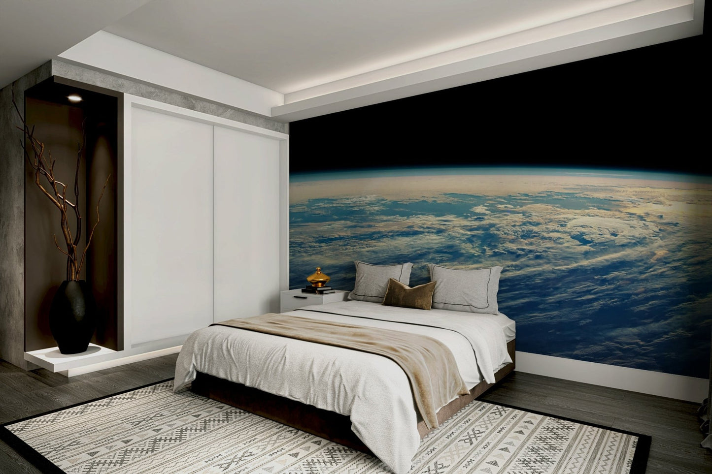 The composition is dynamic and full of depth.

