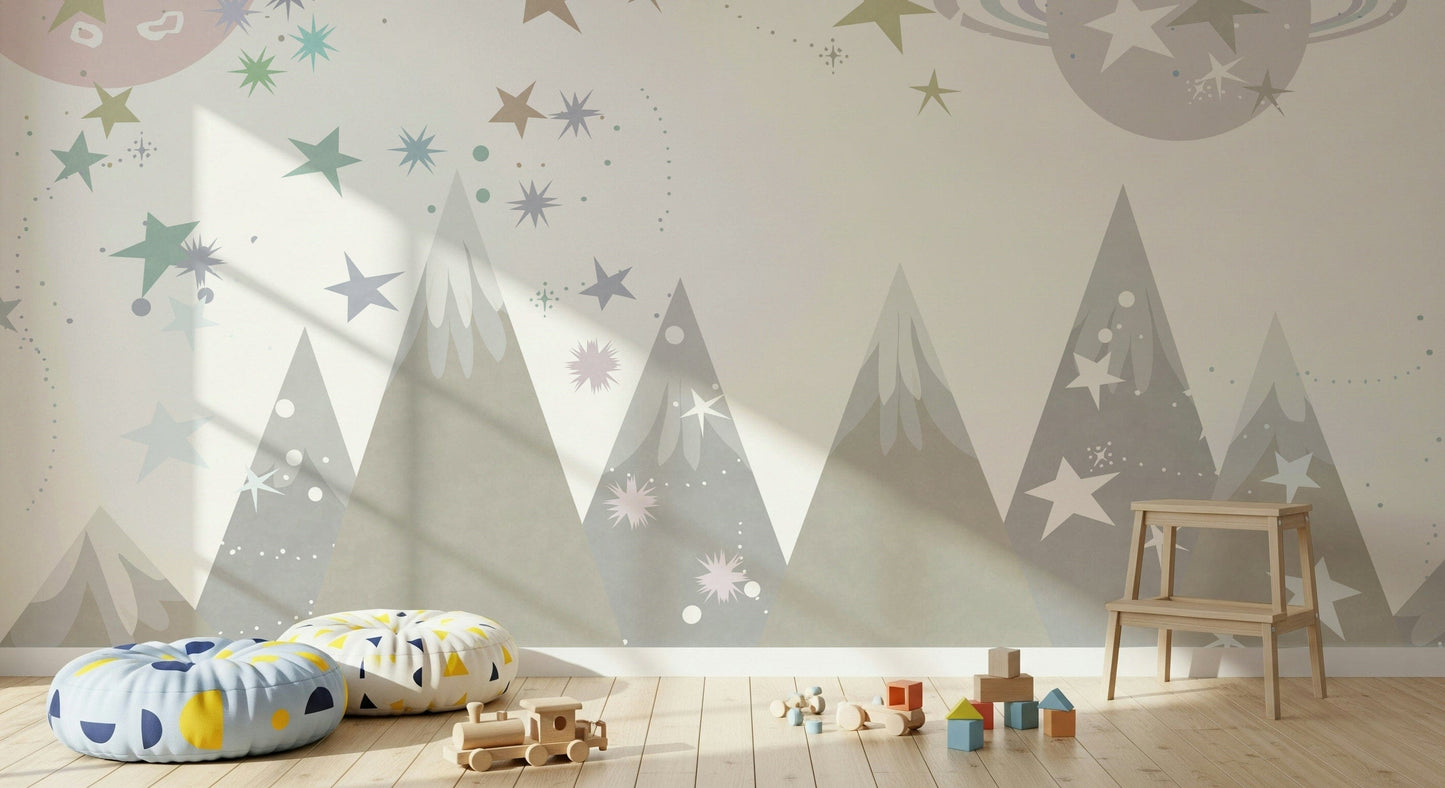 Cosmic Peaks Wall Mural -2719922