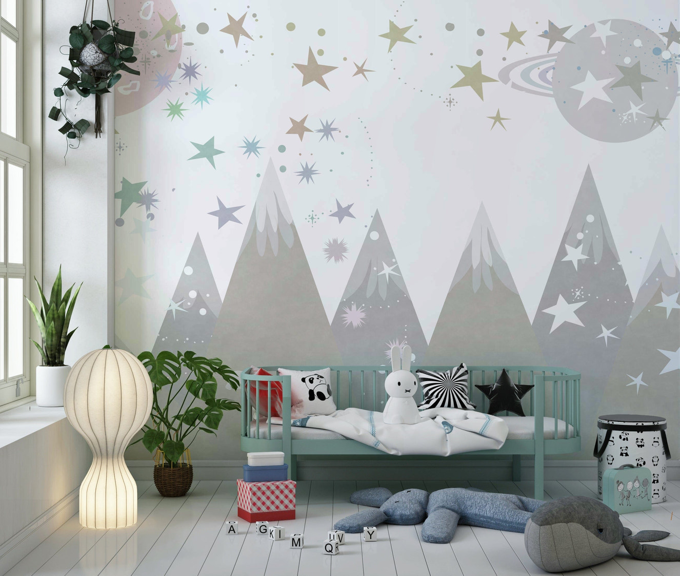 Cosmic Peaks Wall Mural -2719922