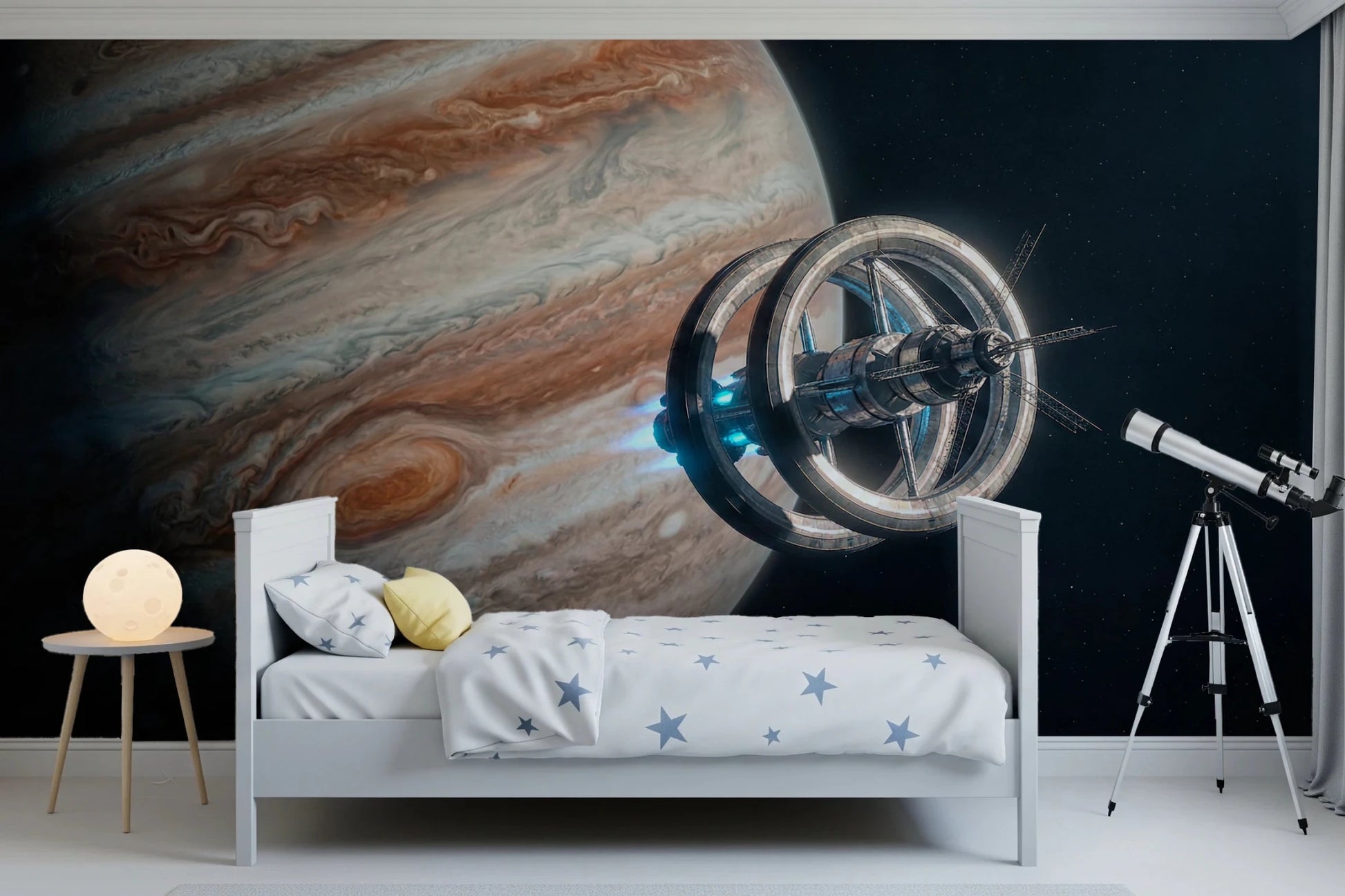 Cosmic Station Wall Mural