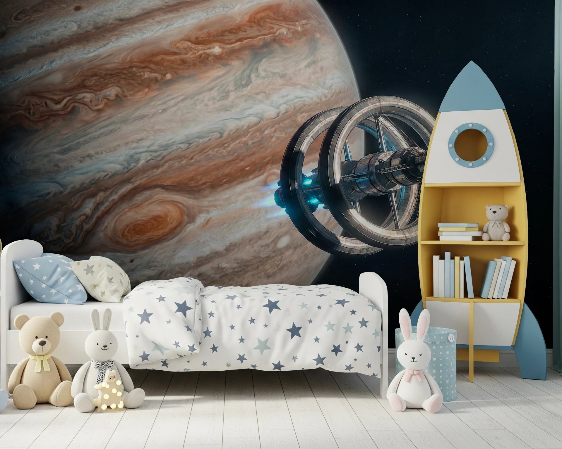 Cosmic Station Wall Mural