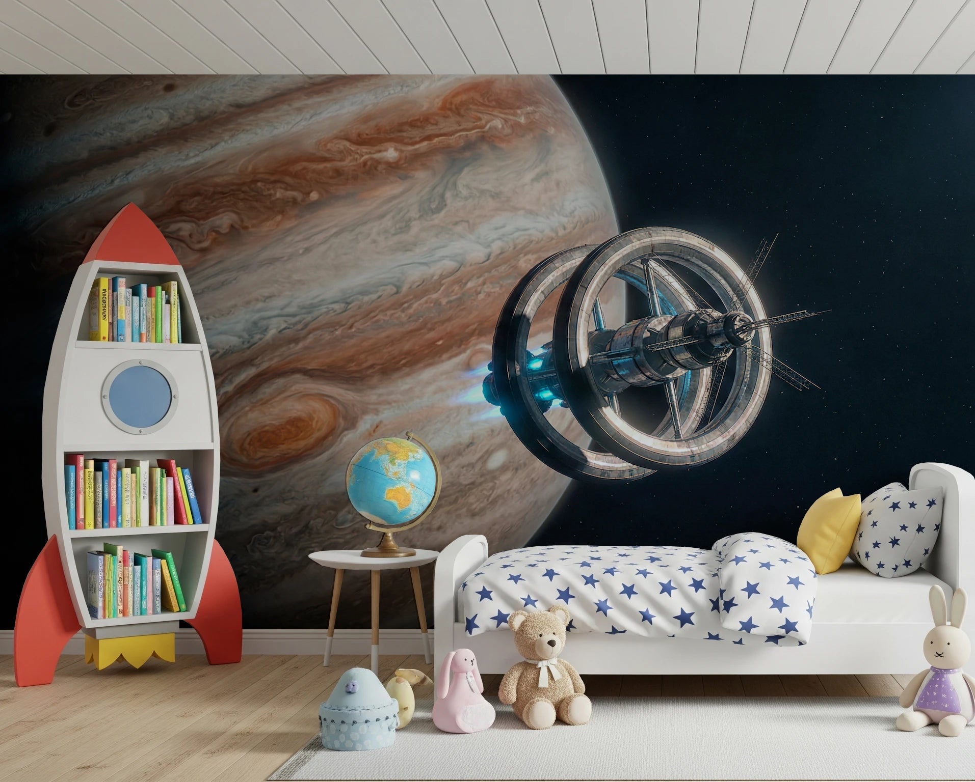 Cosmic Station Wall Mural