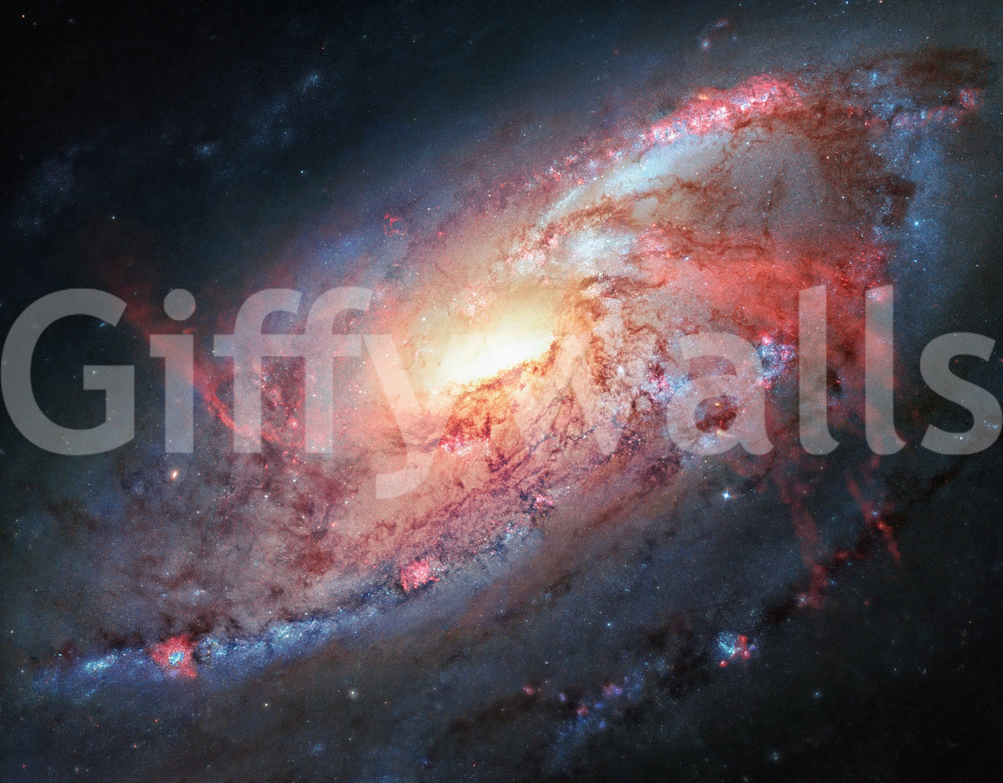 Serene Cosmic Swirl wallpaper showing distant planet vistas.