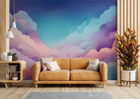 Subtle gradient sky wallpaper with soft pastel tones


