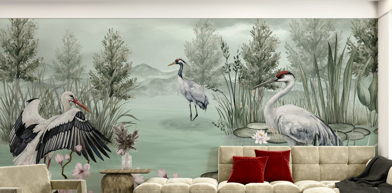 The image feels peaceful and restful.

