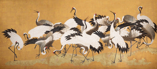 Japanische Herdenkrane Tapete für Wände