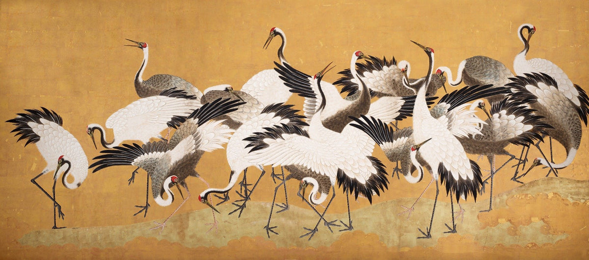 壁の日本の群れ壁紙