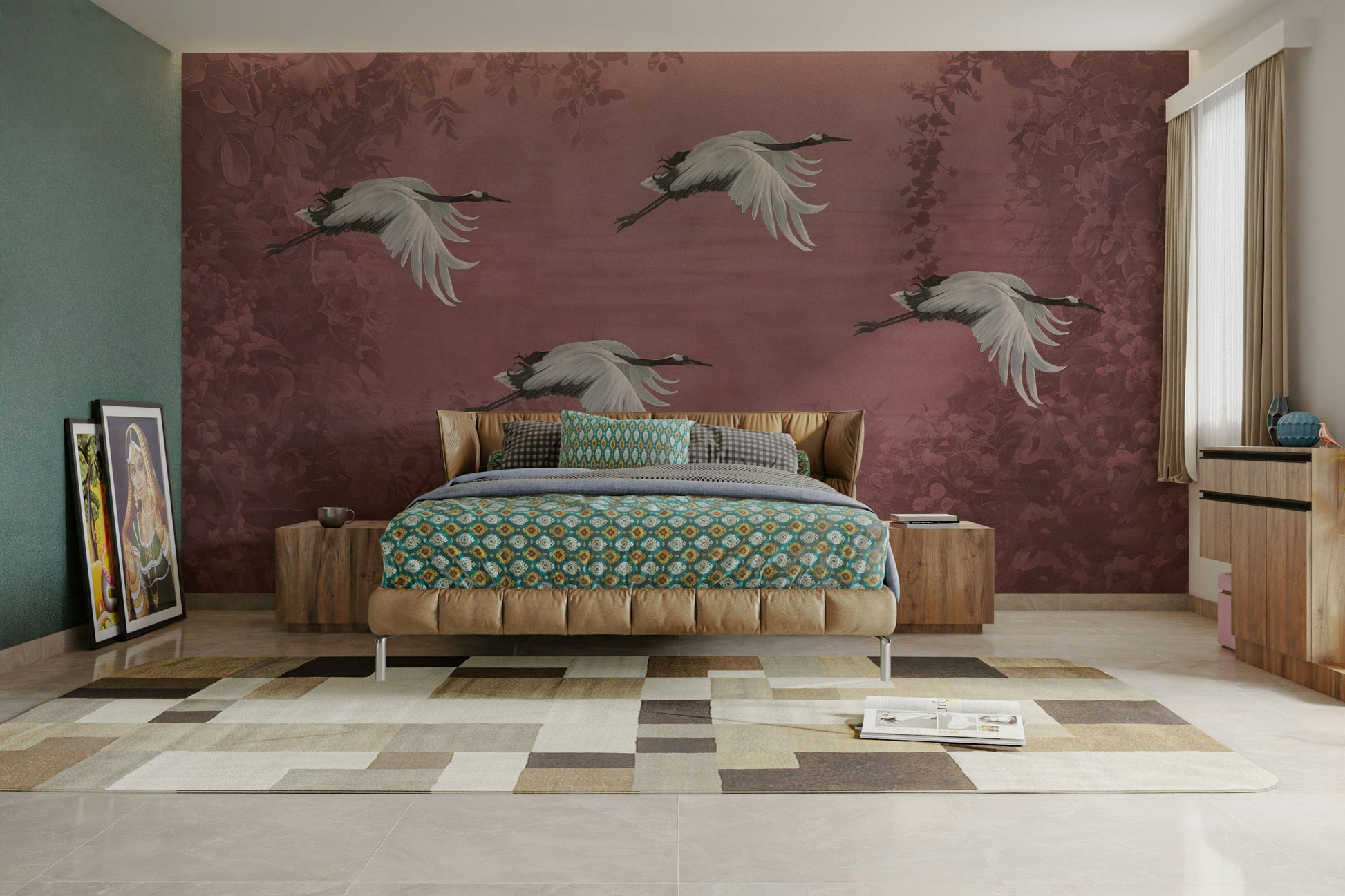 The image feels peaceful and restful.

