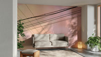 A serene geometric path wall mural for your decor.

