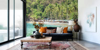 Crystal Bay wallpaper for walls illustrating serene saltwater surf.