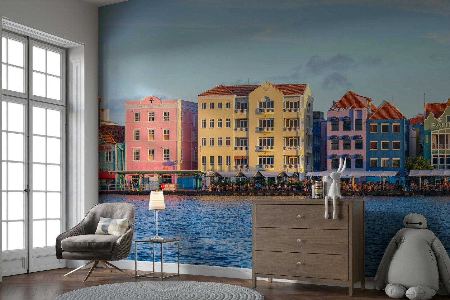 Willemstad Waterfront Wall Mural