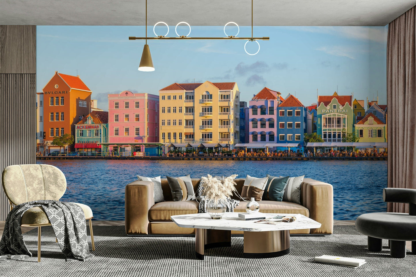 Willemstad Waterfront Wall Mural