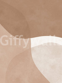 Curve Terracotta Wall Mural