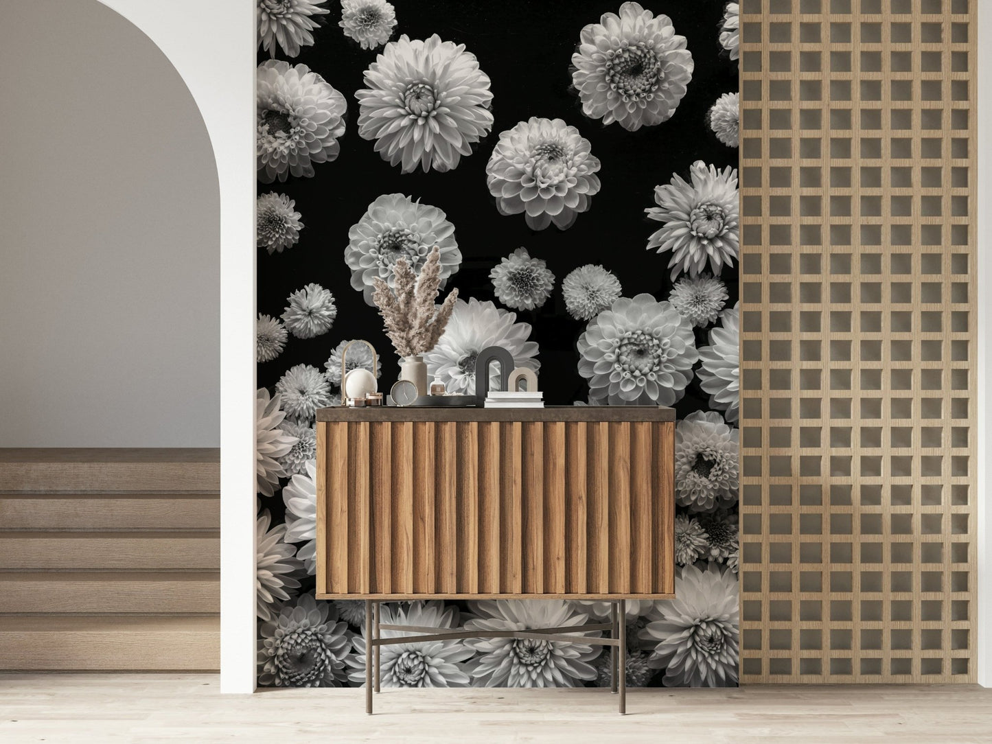 Dahlia Dreamscape removable peel and stick flower photo.