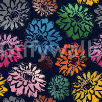 Wallpaper with a colorful and elegant design.

