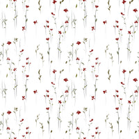 Stylish Dainty Scarlet Blooms wallpaper with organic markings.