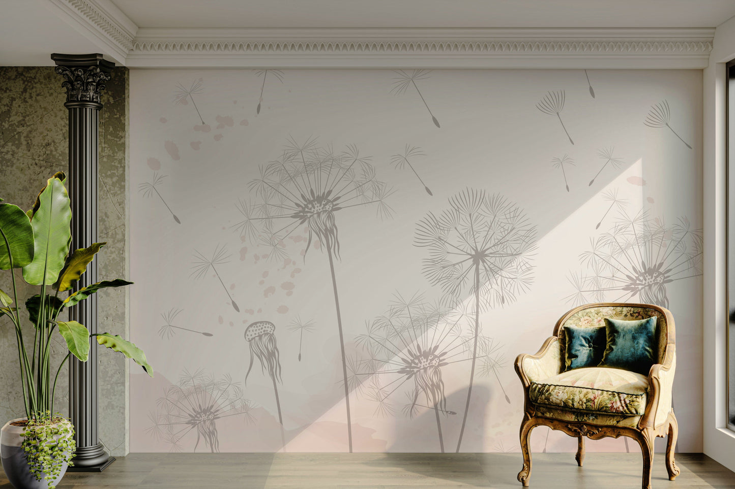 The image feels peaceful and restful.

