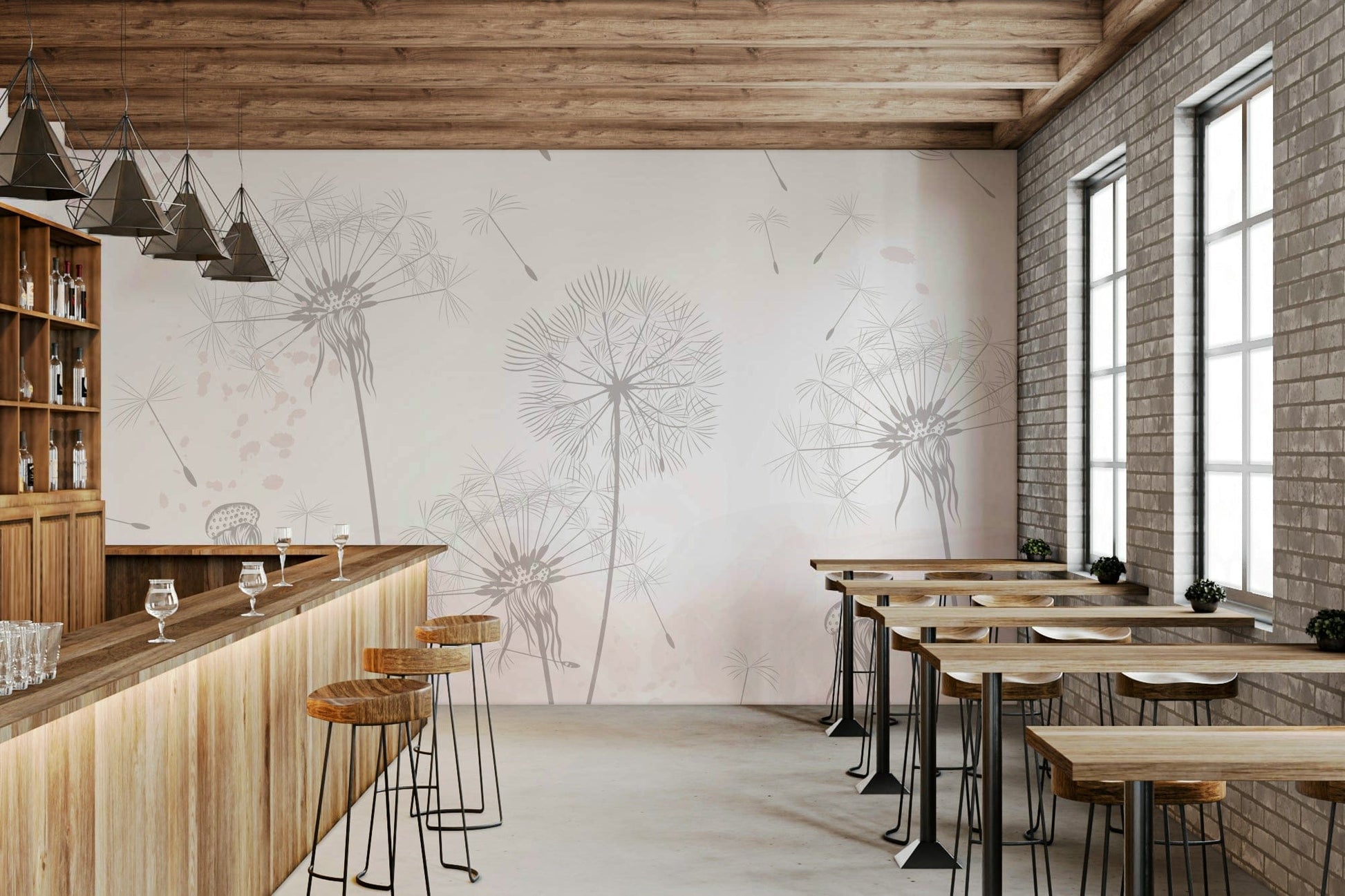 The overall feel is quiet and serene.

