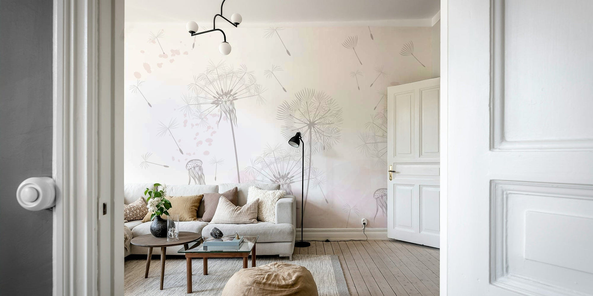 The design feels graceful and peaceful.

