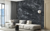 Bold dark concrete wallpaper for walls
