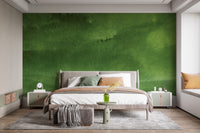 Forest green peel and stick wallpaper for DIY