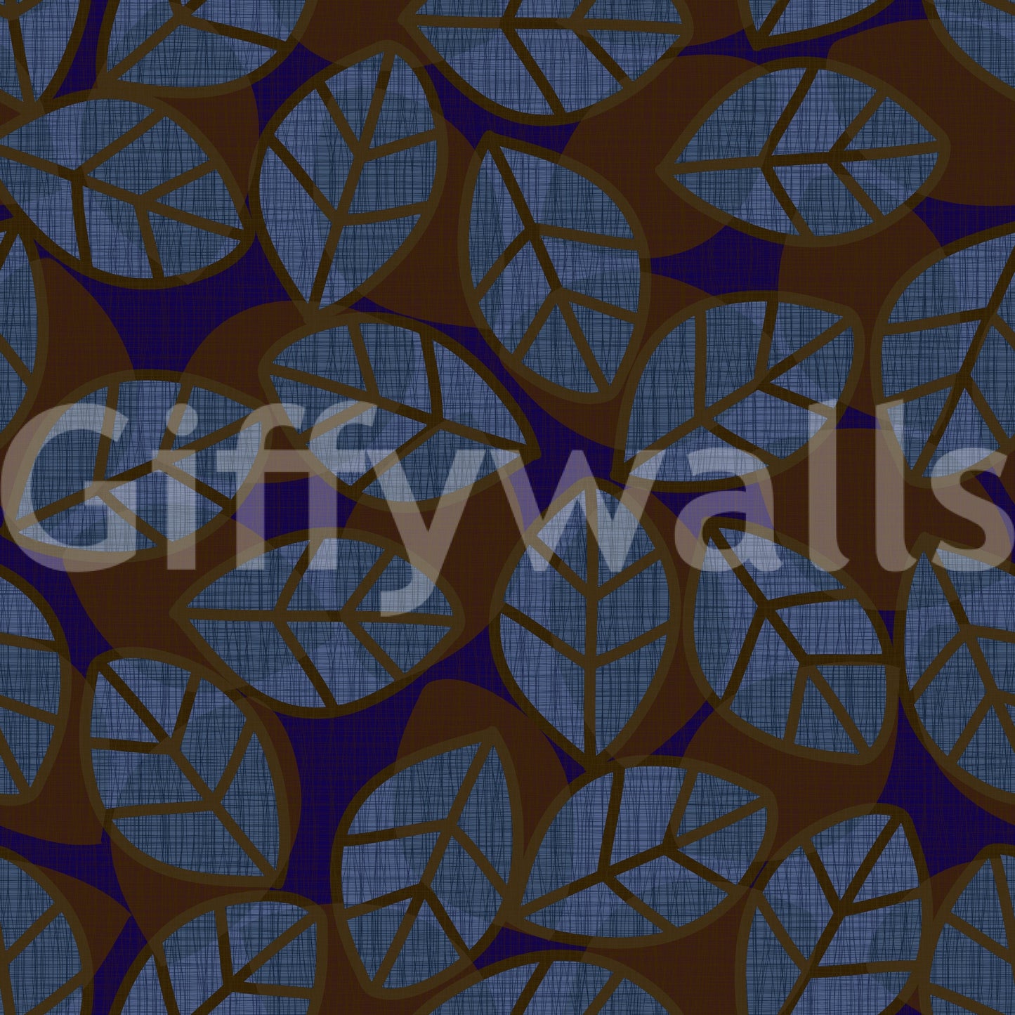 Abstract Leaves Dark Wallpaper‚Å†